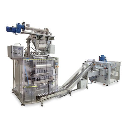 Incartonatrice a moto intermittente - Aranow - verticale / per l'industria agroalimentare / per l'industria farmaceutica