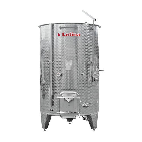Serbatoio di processo - PZPK series - Letina - di raffreddamento / per vino / in acciaio inossidabile