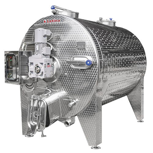 Recipiente orizzontale - VIN series - Letina - di fermentazione / per vino / in acciaio inossidabile