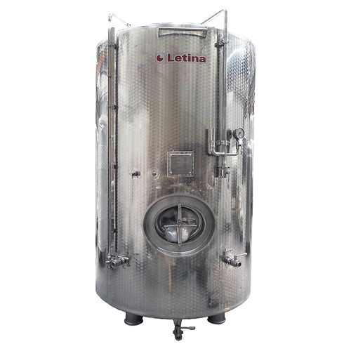 Recipiente a pressione - T series - Letina - per la produzione / per vino / in acciaio inossidabile