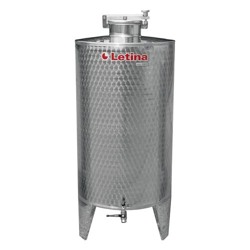 Recipiente di stoccaggio - ZR series - Letina - per distillati / in acciaio inossidabile / cilindrico