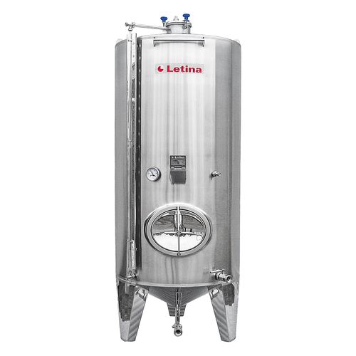 Recipiente per olio d'oliva - ZU series - Letina - di stoccaggio / in acciaio inossidabile / cilindrico