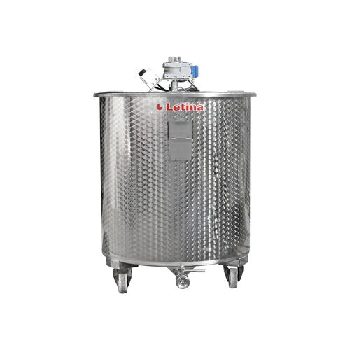 Recipiente di miscelazione - M series - Letina - per vino / per l'industria alimentare e delle bevande / in acciaio inossidabile