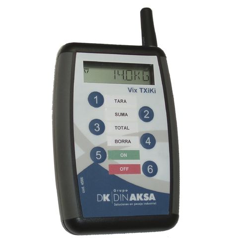 Indicatore di peso display LCD - VIX TXIKI - DINAKSA PESAJE - portatile / robusto / multifunzione