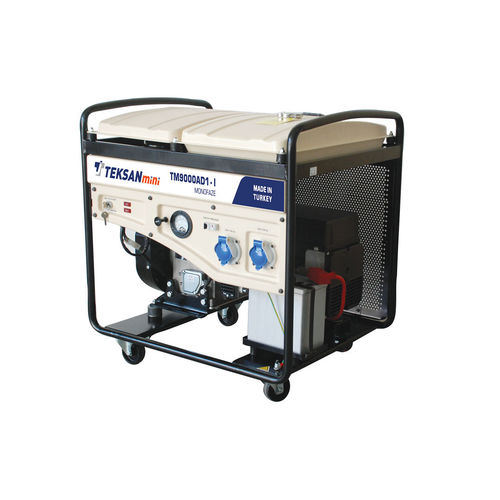 Gruppo elettrogeno diesel - TM9000AD1-M - Teksan - trifase / portatile / con rotelle