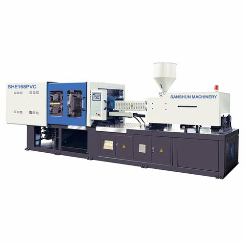 Pressa ad iniezione orizzontale - SHE168 PVC - NINGBO SANSHUN MACHINERY & TECHNOLOGY CO.,LTD - idraulica / per PVC / a ginocchiera