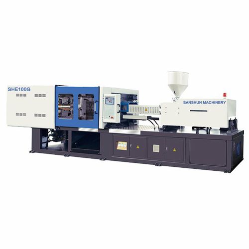 Pressa ad iniezione orizzontale - SHE100G - NINGBO SANSHUN MACHINERY & TECHNOLOGY CO.,LTD - servoidraulica / a ginocchiera