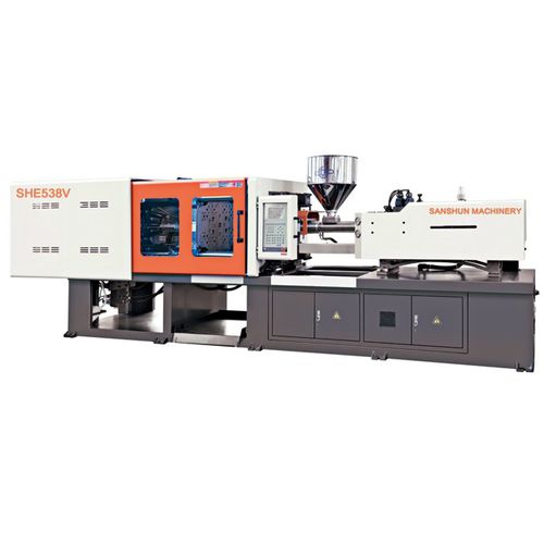 Pressa ad iniezione orizzontale - SHE538V - NINGBO SANSHUN MACHINERY & TECHNOLOGY CO.,LTD - idraulica / a ginocchiera