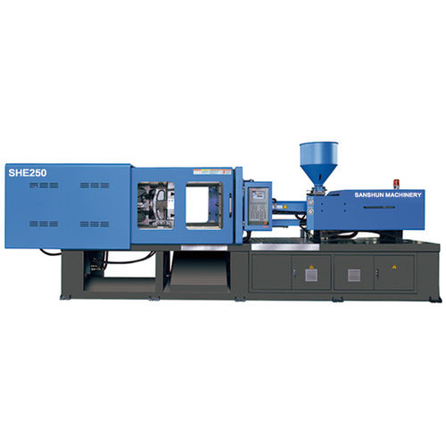 Pressa ad iniezione orizzontale - SHE250 - NINGBO SANSHUN MACHINERY & TECHNOLOGY CO.,LTD - idraulica / a ginocchiera