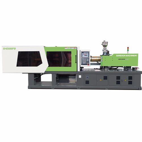 Pressa ad iniezione orizzontale - SHE688 FB - NINGBO SANSHUN MACHINERY & TECHNOLOGY CO.,LTD - idraulica / a ginocchiera
