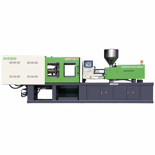 Pressa ad iniezione orizzontale - SHE800 - NINGBO SANSHUN MACHINERY & TECHNOLOGY CO.,LTD - idraulica / a ginocchiera