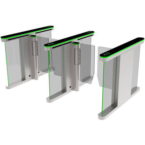 Varco motorizzato automatico - MT357-L - Mairs Intelligent Technology Co.,Ltd - pedonale / per controllo accessi / in acciaio inossidabile