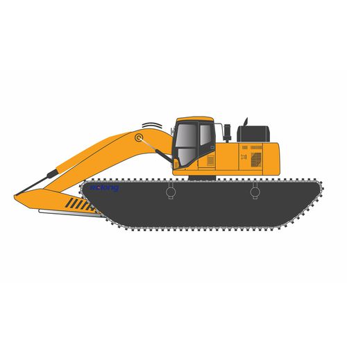 Escavatore anfibio - RL-AE15 - Relong Tech - mini / cingolato / diesel