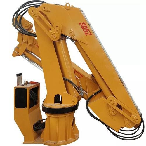 Gru su chiatta - Relong Tech - con braccio / pieghevole / per cantiere navale
