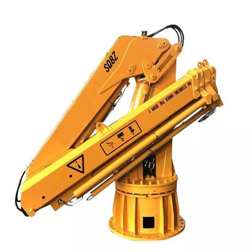 Gru su chiatta - Relong Tech - con braccio / pieghevole / per cantiere navale