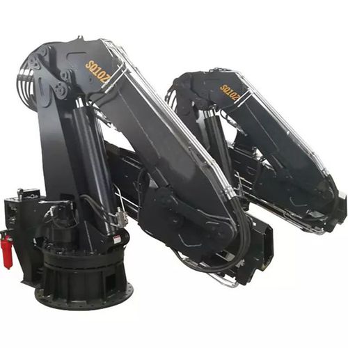 Gru su chiatta - Relong Tech - con braccio / pieghevole / per cantiere navale