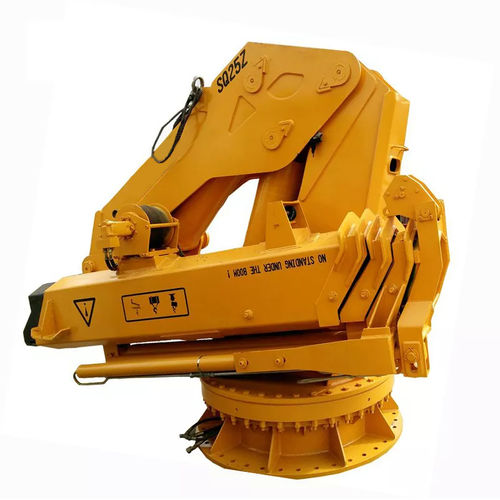 Gru su chiatta - Relong Tech - con braccio / pieghevole / per cantiere navale