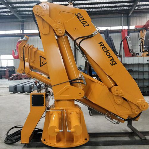Gru montata su camion - Relong Tech - con braccio / pieghevole / per cantiere