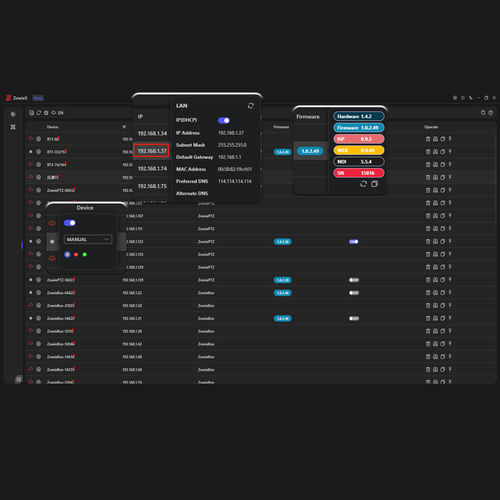 Applicazione mobile di regolazione - ZowieX - Zowietek Electronics, Ltd. - di controllo / di streaming / di regolazione