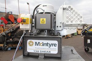 Cesoia coccodrillo - McIntyre 150 - JMC Recycling Systems Ltd - elettrica / per ferraglia / semiautomatica