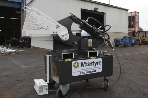 Cesoia idraulica - McIntyre 320 - JMC Recycling Systems Ltd - per ferraglia / per cavi / coccodrillo