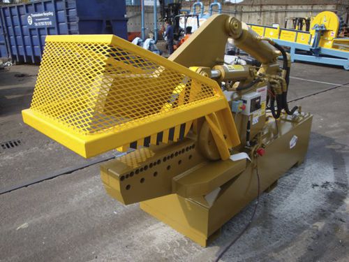 Cesoia elettrica - McIntyre 640-240T - JMC Recycling Systems Ltd - per metallo / coccodrillo / semiautomatica