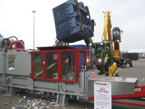 Pressa imballatrice per metalli - Trojan - JMC Recycling Systems Ltd - orizzontale / a carico dall'alto / automatica