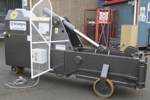 Pressa imballatrice per metalli - McIntyre 5025SB - JMC Recycling Systems Ltd - verticale / con caricamento laterale / mobile
