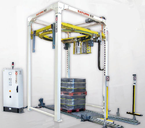 Avvolgitrice fasciapallet per pellicola estensibile - Saturn S2 - MOVITEC WRAPPING SYSTEMS, SLU - ad anello rotante / semiautomatica / per pallet