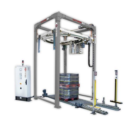 Avvolgitrice fasciapallet per pellicola estensibile - Saturn S2 - MOVITEC WRAPPING SYSTEMS, SLU - ad anello rotante / semiautomatica / per pallet