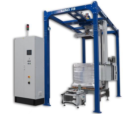 Avvolgitrice fasciapallet ad anello rotante - Luna A3 - MOVITEC WRAPPING SYSTEMS, SLU - automatica / con sistema di copertura superiore con pellicola di PE / con posa di angolare di protezione