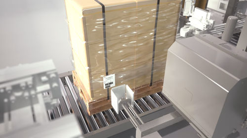 Impilatore disimpilatore di pallets - MOVITEC WRAPPING SYSTEMS, SLU - per casse / completamente automatico