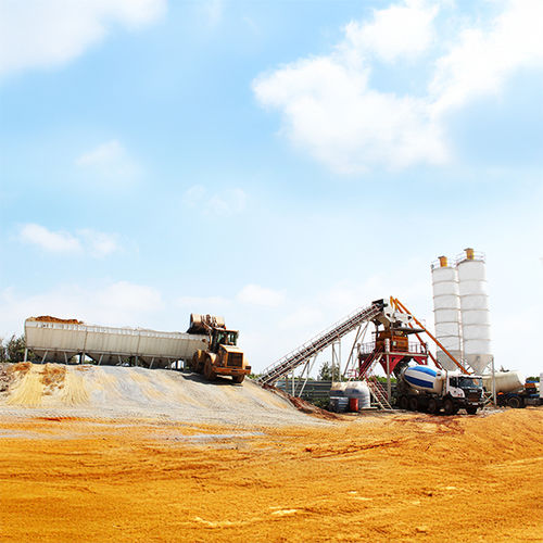 Centrale di betonaggio stazionario - Fastmix 100FX - ATLANTIC Machinery Manufacturing (AMM) - a 2 assi / con nastro trasportatore