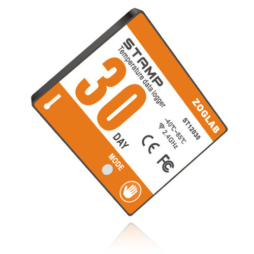 Registratore di dati di temperatura e umidità - STAMP - Zoglab Microsystem - senza fili / RFID / senza schermo