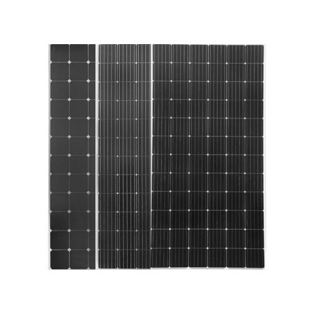 Pannello solare in silicio monocristallino - SHENZHEN MICNO ELECTRIC CO., LTD. - in silicio policristallino / black / su vetro