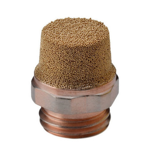 Silenziatore per ventilazione - STE series - Sinterfiltri srl - per compressore / per filtro / esagonale per tubo