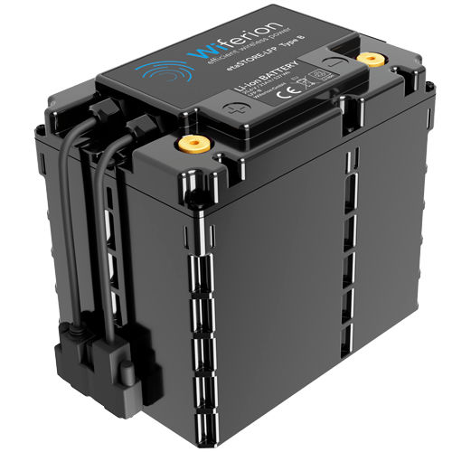 Batteria al litio - etaSTORE - Wiferion - a blocco / industriale / per AGV