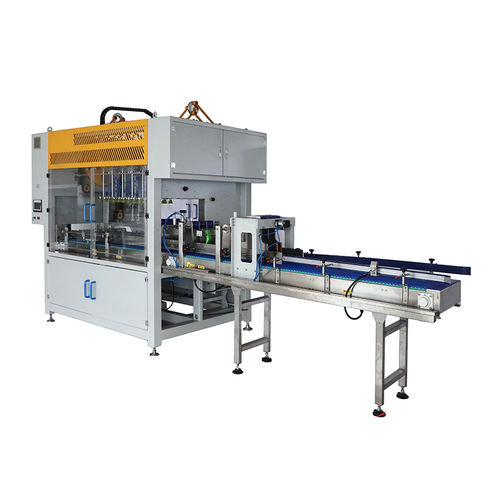 Incassatrice a carico dall'alto - CZX45-300 - Qingdao Ausense Packing Equipment Co., Ltd. - automatica / per bottiglie / di lattine per prodotti alimentari
