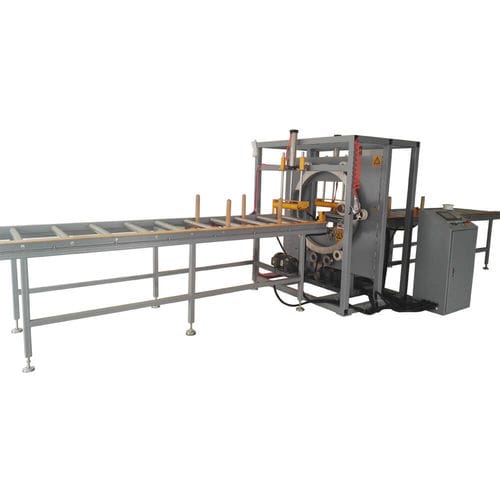 Avvolgitrice fasciapallet orizzontale - S800E - Qingdao Ausense Packing Equipment Co., Ltd. - semiautomatica / per prodotti lunghi / per pellicola estensibile