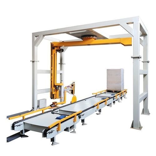 Avvolgitrice fasciapallet a braccio rotante - LR1800F - Qingdao Ausense Packing Equipment Co., Ltd. - automatica / per pallet / con trasportatore
