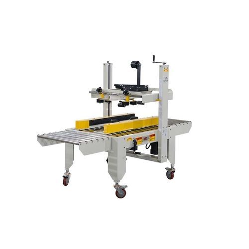 Chiudicartoni semiautomatico - FXJ-5050 - Qingdao Ausense Packing Equipment Co., Ltd. - a più lembi / nastro adesivo