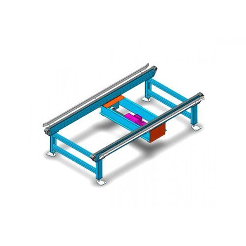 Trasportatore a catena - Qingdao Ausense Packing Equipment Co., Ltd. - dritto / per pallet / per profilati