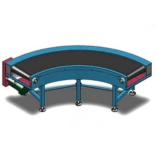 Trasportatore a nastro - Qingdao Ausense Packing Equipment Co., Ltd. - curvo / con motore elettrico / per profilati