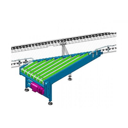 Trasportatore a nastro - Qingdao Ausense Packing Equipment Co., Ltd. - a rulli motorizzati / orizzontale / con motore elettrico