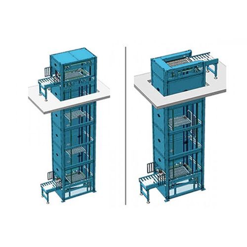 Ascensore elettrico - Qingdao Ausense Packing Equipment Co., Ltd. - per pallet / a colonna