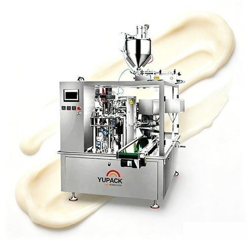 Riempitrice interamente automatica - Qingdao Ausense Packing Equipment Co., Ltd. - per liquido ad alta viscosità / per sugo / per prodotti pastosi
