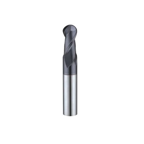 Fresa di testa semisferica - B222X series - 7Leaders Corp. - a codolo / integrale / per acciaio temperato