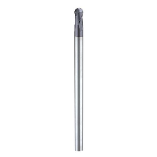 Fresa di testa semisferica - B246X series - 7Leaders Corp. - a codolo / carburo solido / rivestita