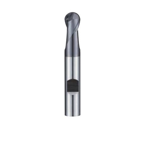Fresa di testa semisferica - F520HX / F521HX series - 7Leaders Corp. - integrale / rivestita / per acciaio temperato