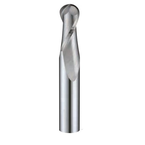 Fresa di testa semisferica - B212 series - 7Leaders Corp. - a codolo / integrale / senza rivestimento